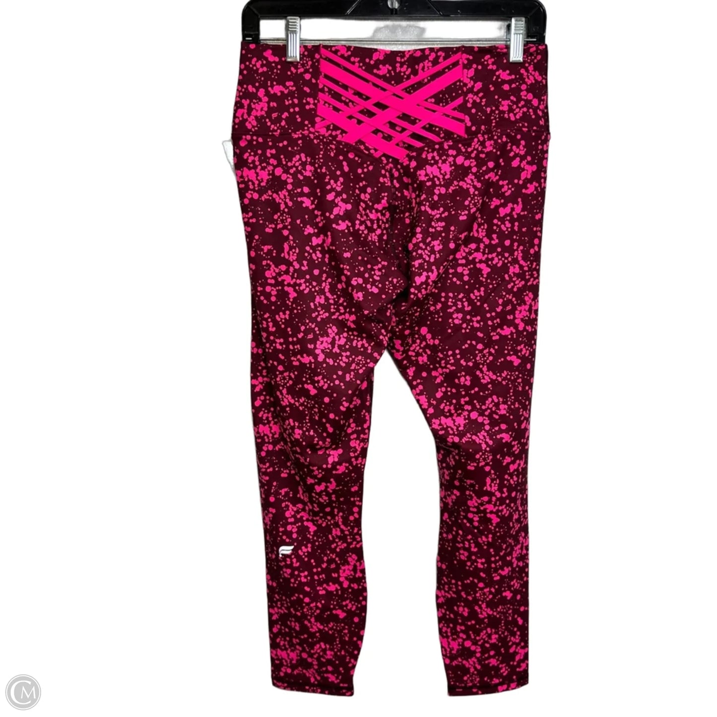 Athletic Leggings By Fabletics In Pink, Size: L