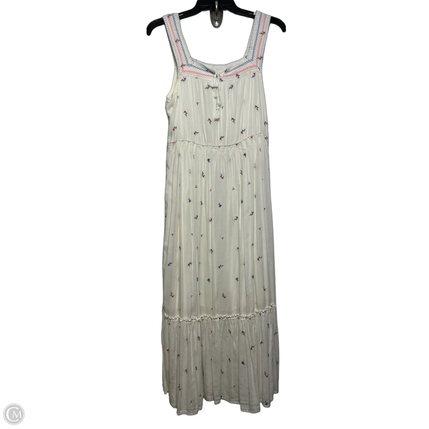 Dress Casual Maxi By Old Navy In White, Size: M