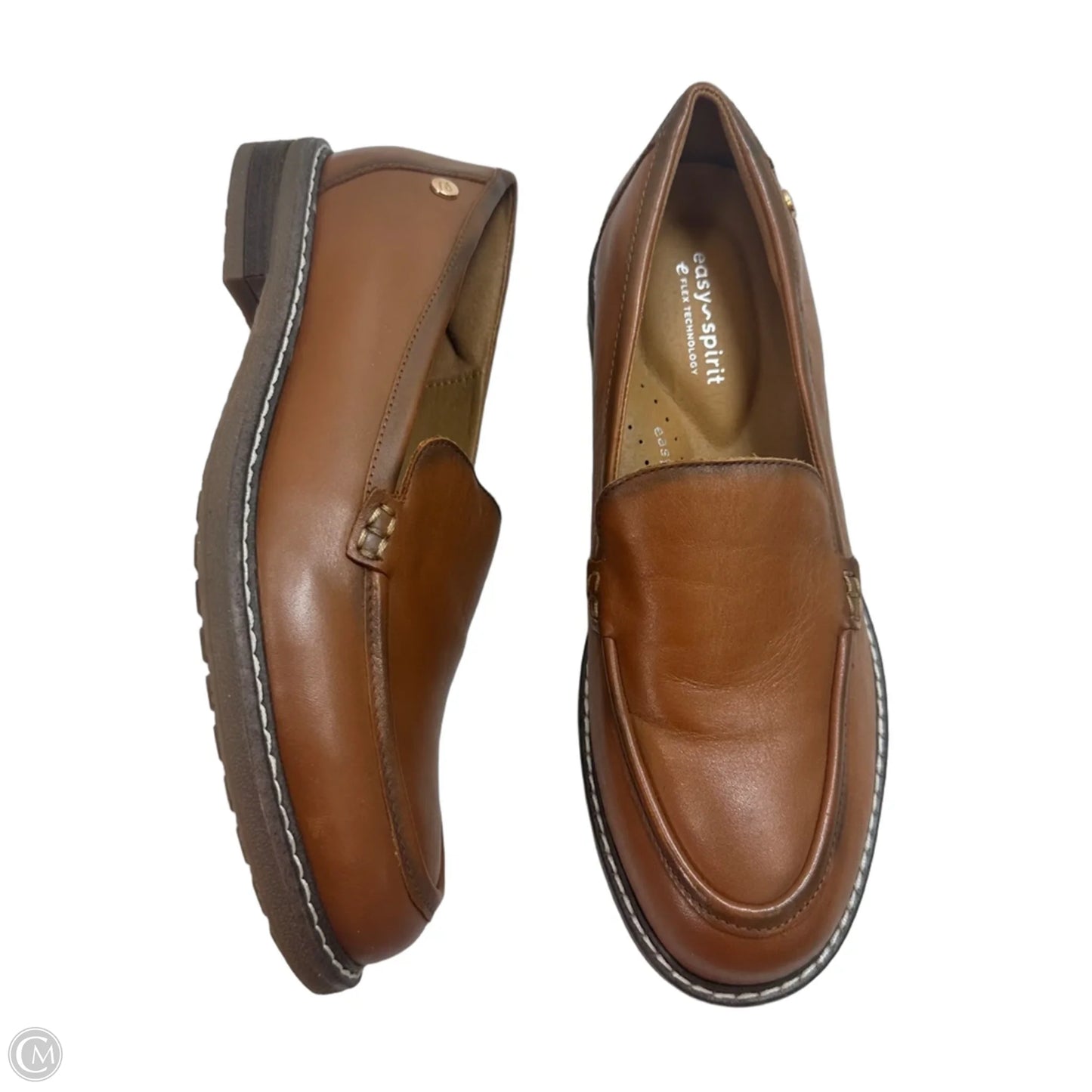 Shoes Flats By Easy Spirit In Brown, Size: 9