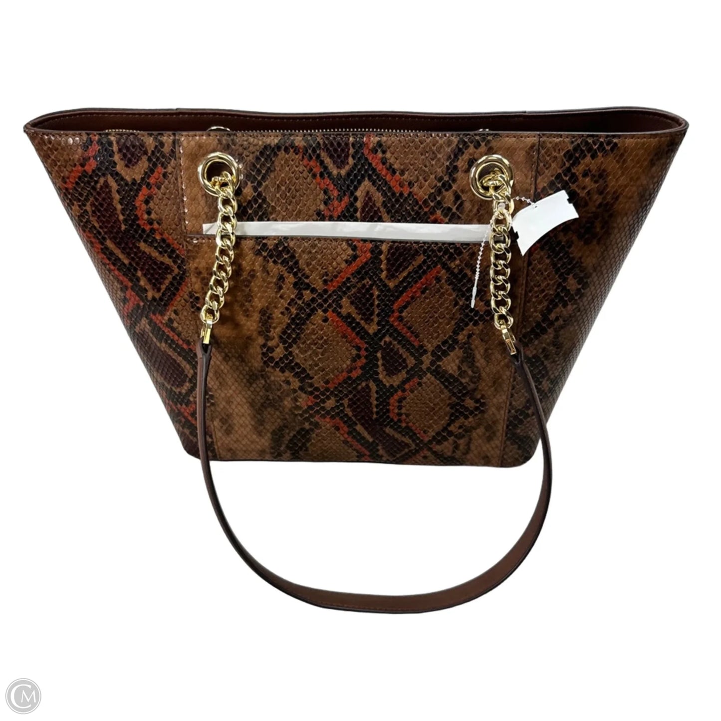 Tote Leather By Calvin Klein, Size: Large