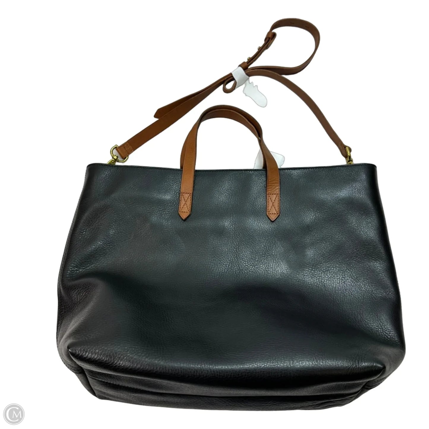Leather Tote By Madewell, Size: Large
