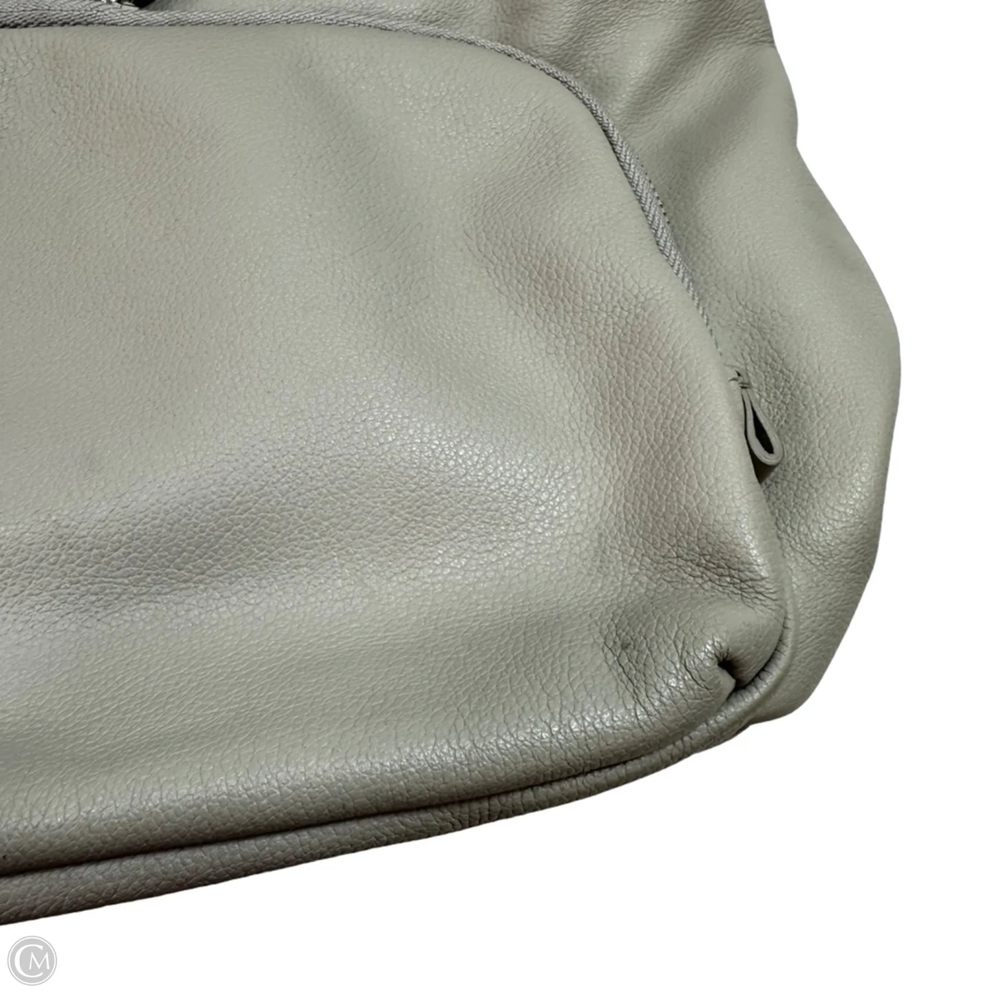 Leather Backpack Designer By Tumi, Size: Large