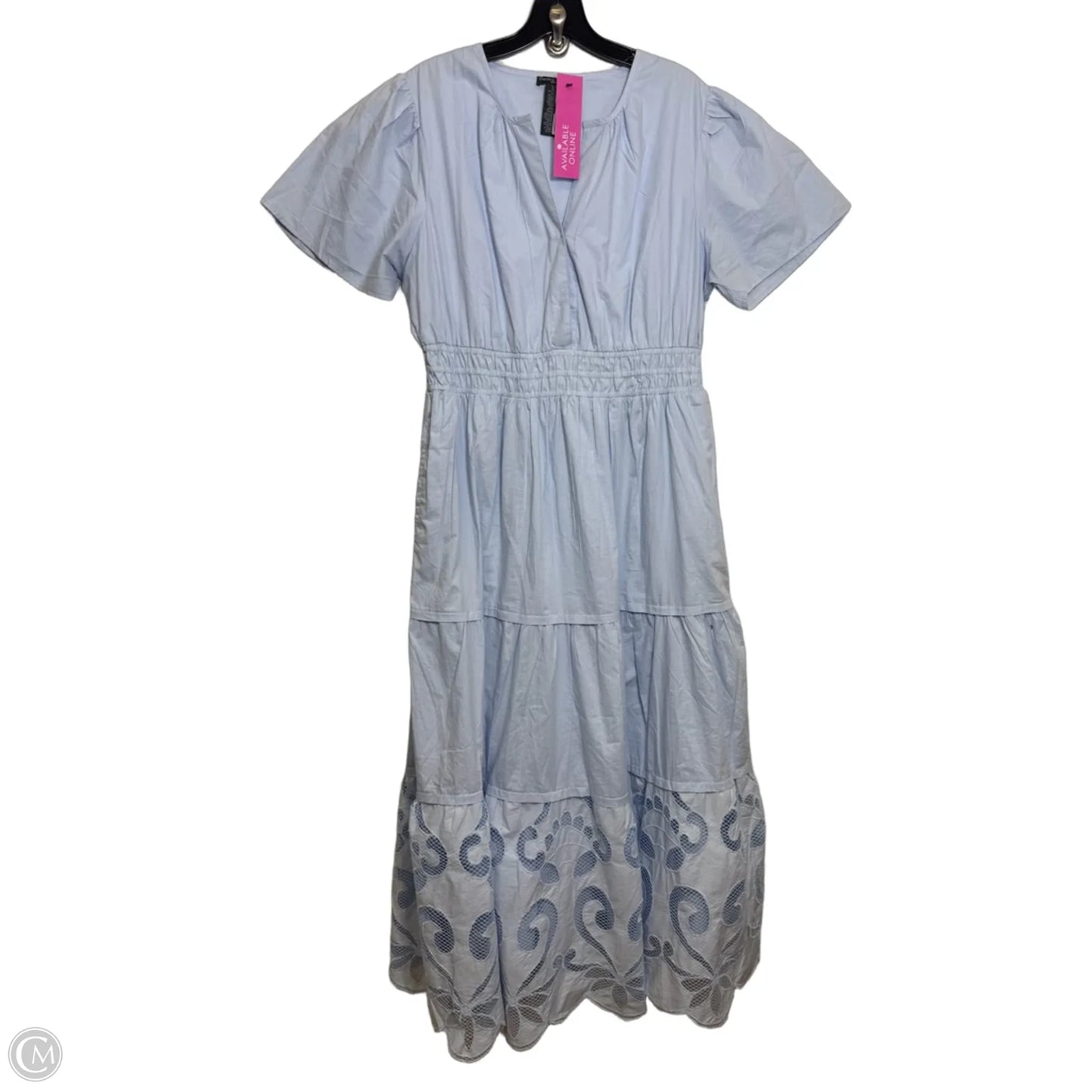 Dress Casual Maxi By Chelsea And Theodore In Blue, Size: L