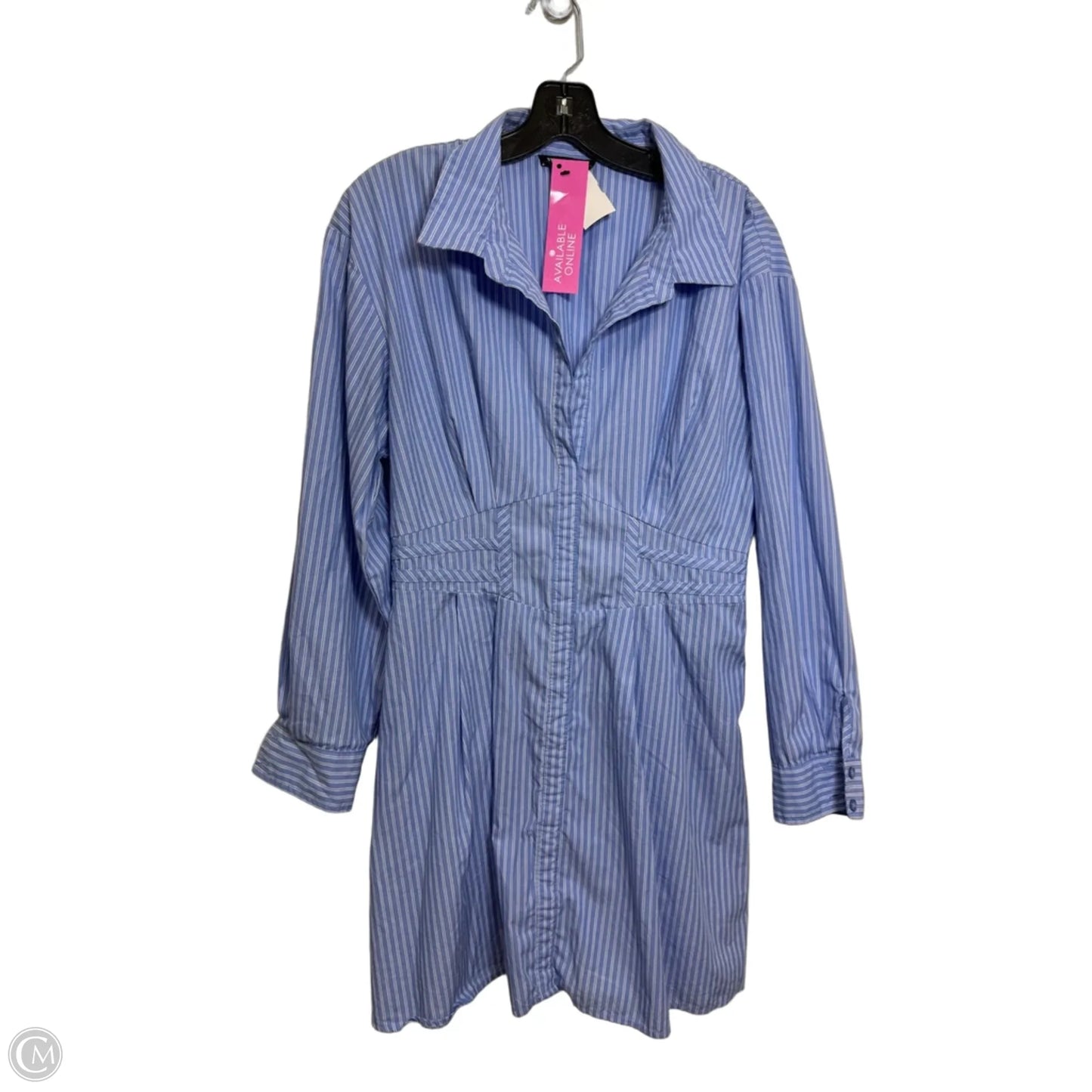 Dress Long Sleeve By Steve Madden In Blue, Size: L