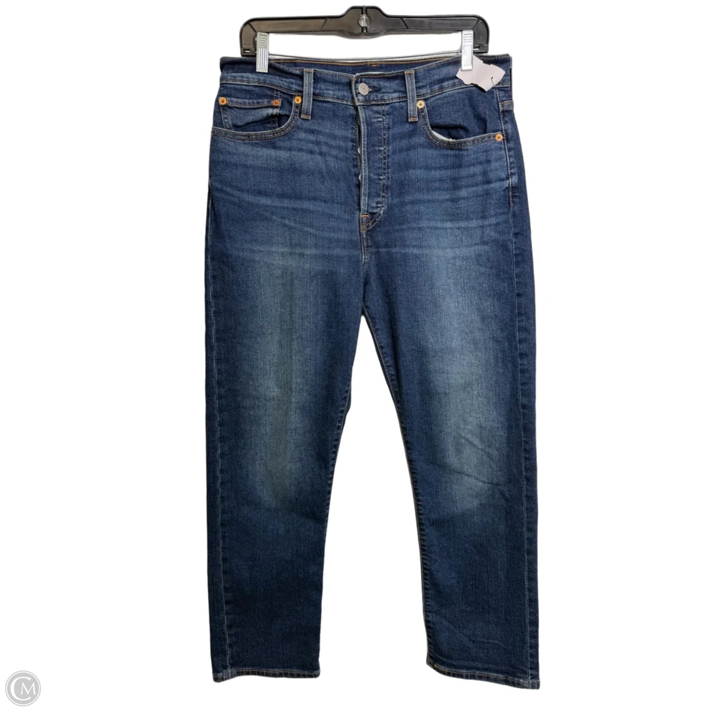 Jeans Boot Cut By Levis In Blue, Size: 12