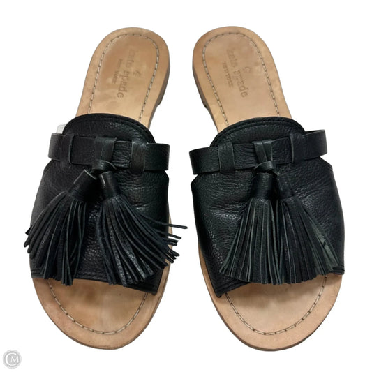 Sandals Designer By Kate Spade In Black, Size: 7.5