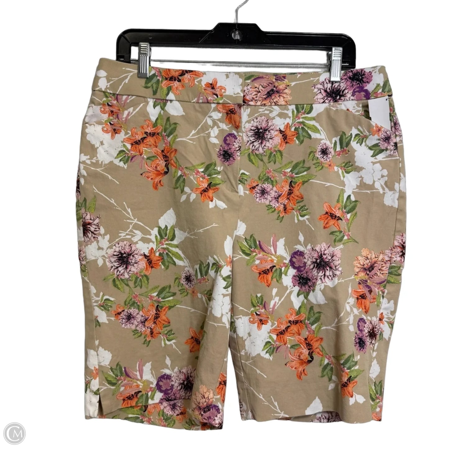 Shorts By Chicos In Floral Print, Size: 10