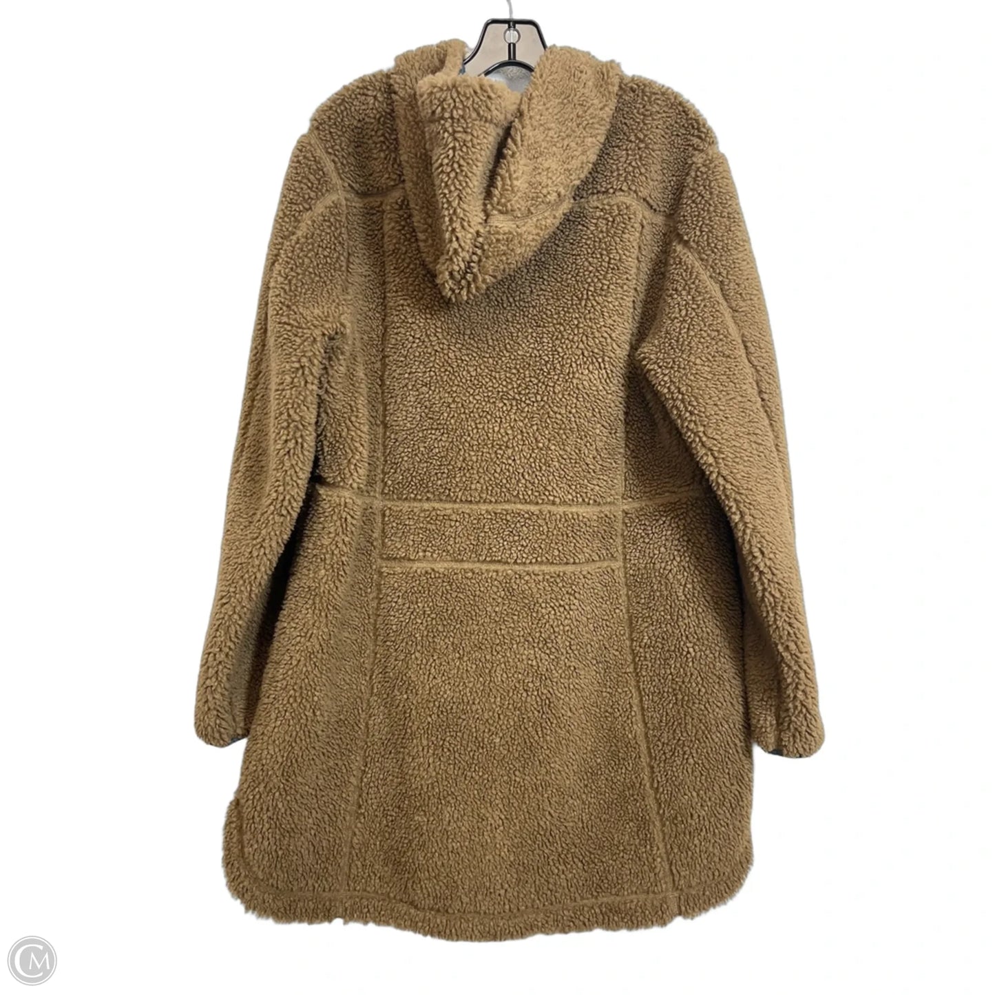 Long Jacket Faux Fur & Sherpa By L.l. Bean In Brown, Size: Xl