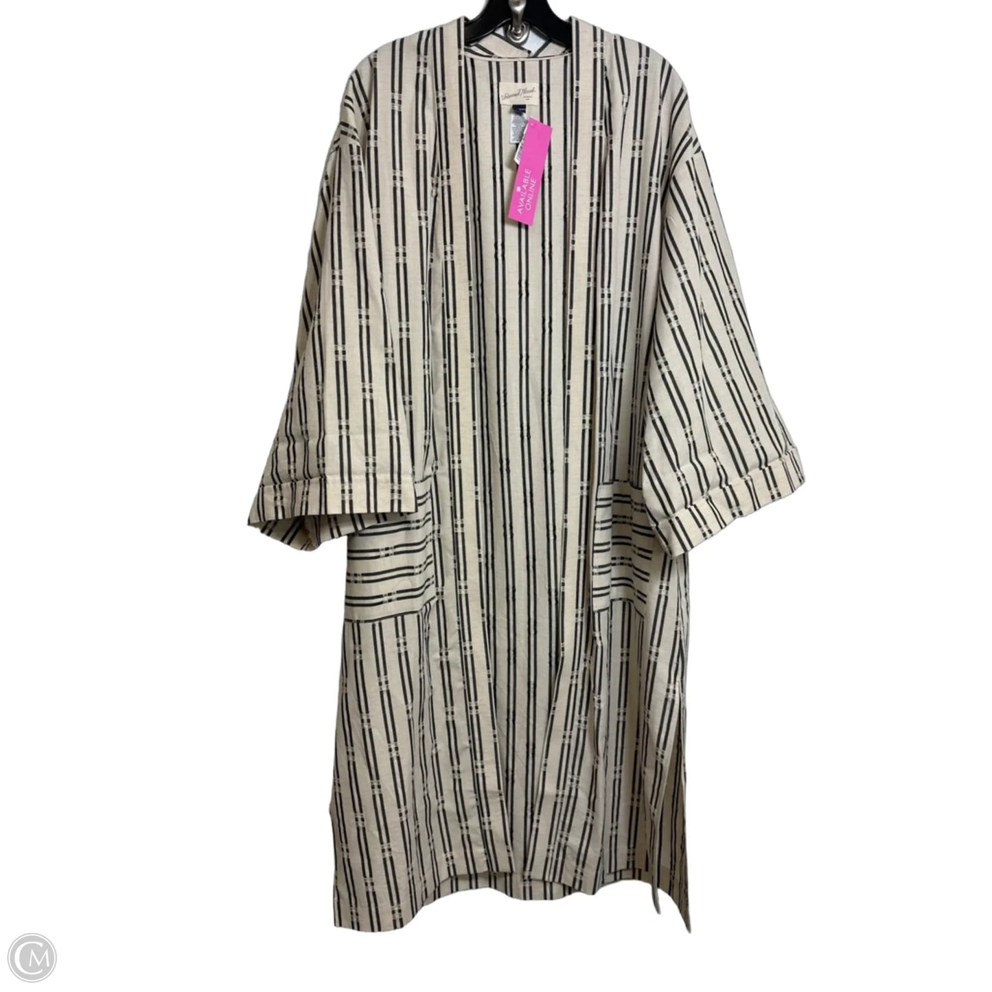 Long Cardigan By Universal Thread In Striped Pattern, Size: OSFM