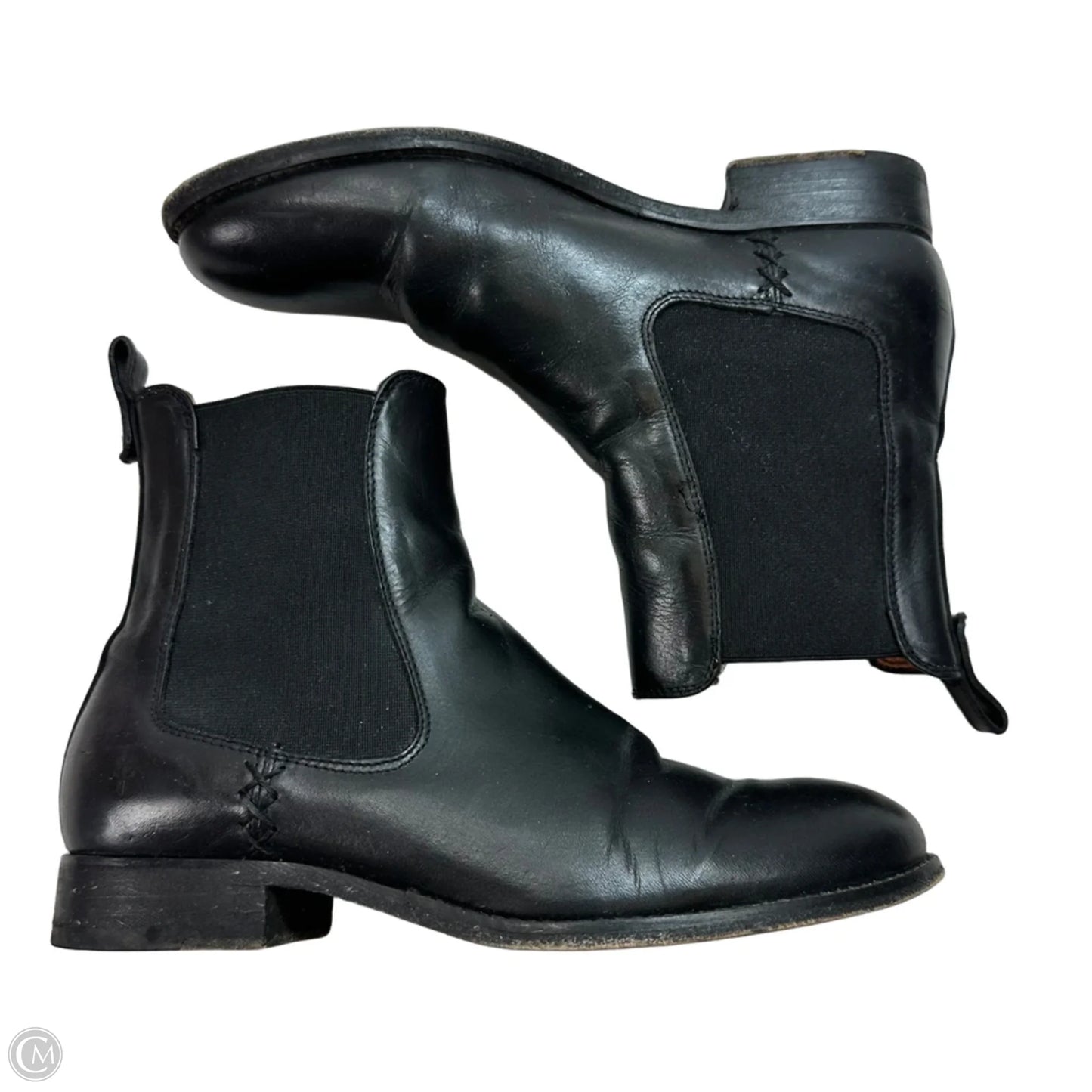 Boots Designer By Frye In Black, Size: 7