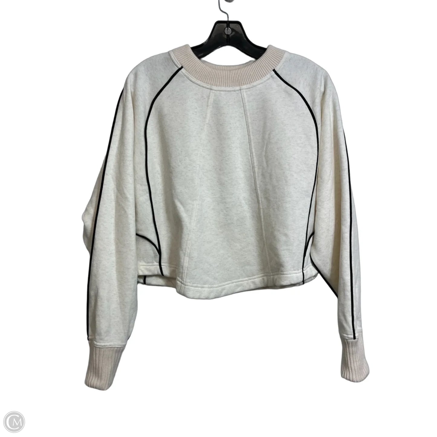 Sweatshirt Collar By Maeve In Cream, Size: Xs