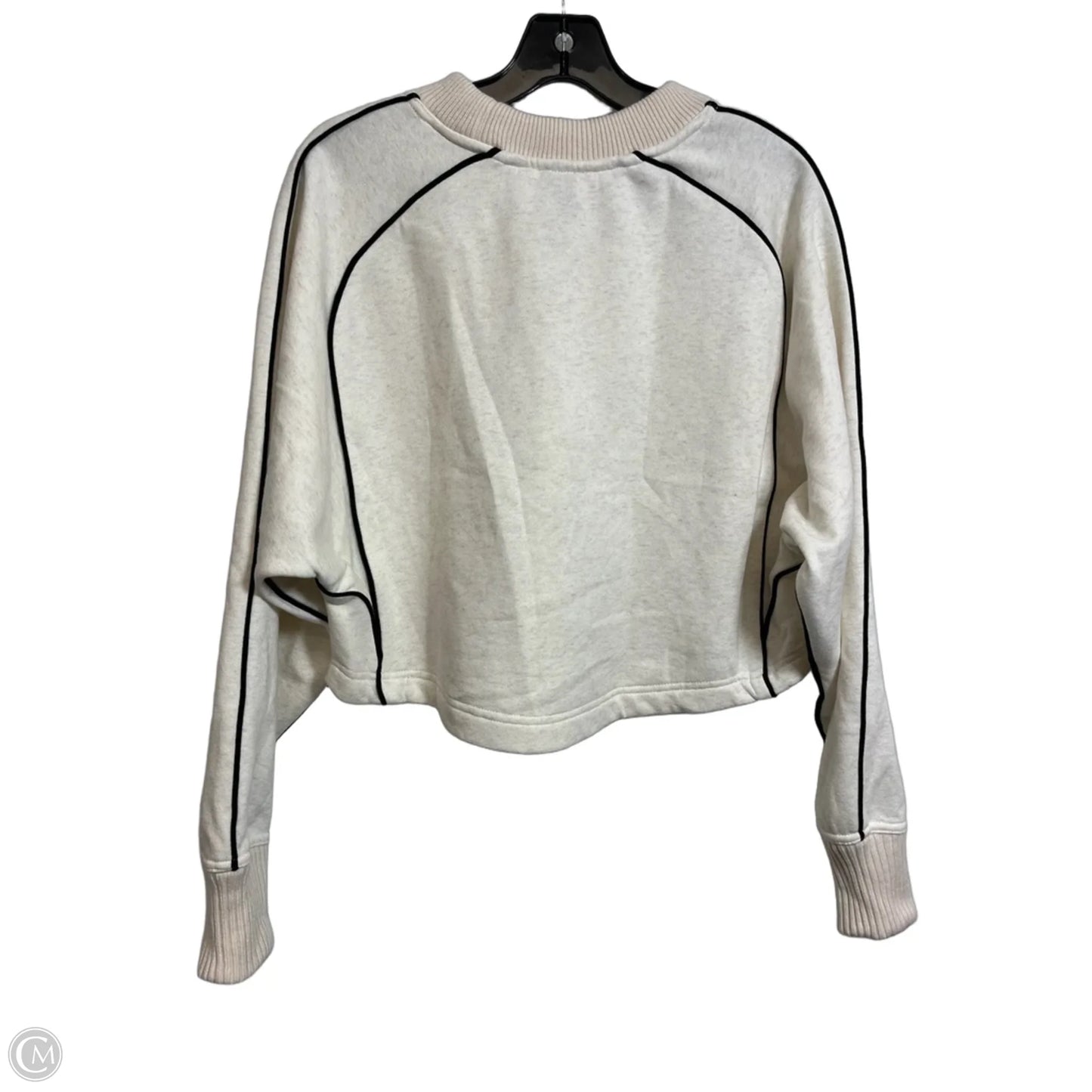 Sweatshirt Collar By Maeve In Cream, Size: Xs