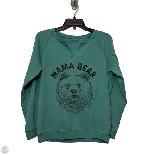 Sweatshirt Collar By State Of Mine In Green, Size: S
