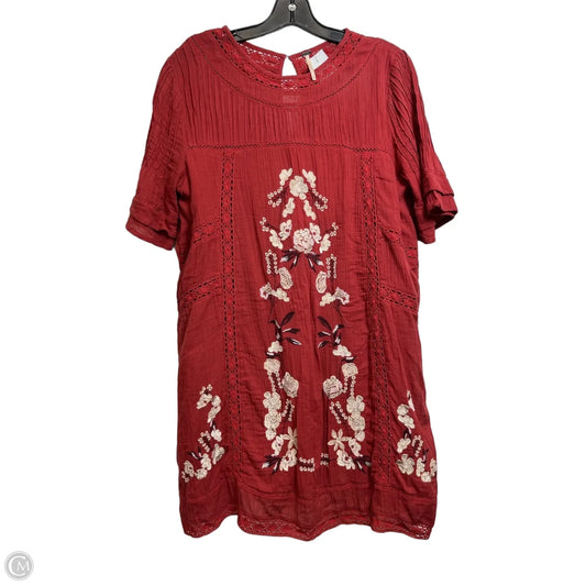 Dress Casual short By Free People In Red, Size: M