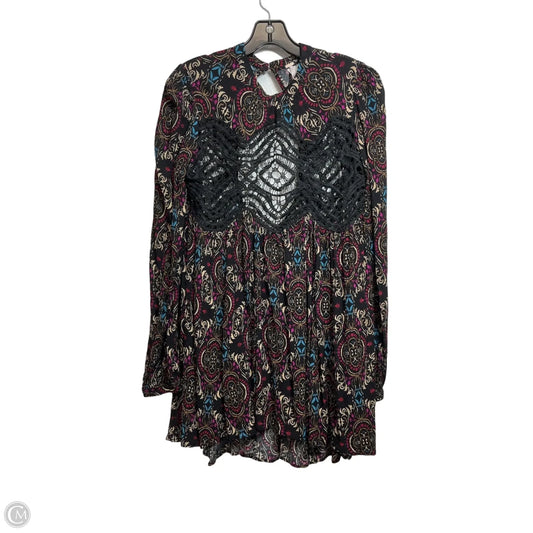 Dress Casual short By Free People In Floral Print, Size: M