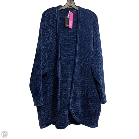 Cardigan By Torrid In Blue, Size: 3x
