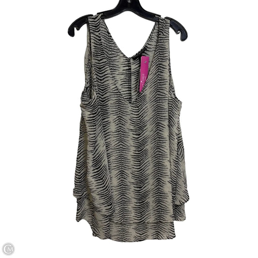 Tank Top By Lane Bryant In Zebra Print, Size: 20