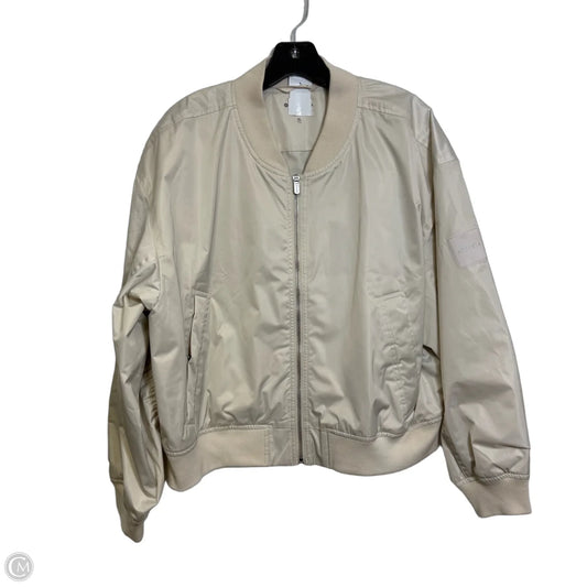Jacket Moto By Athleta In Cream, Size: Xl