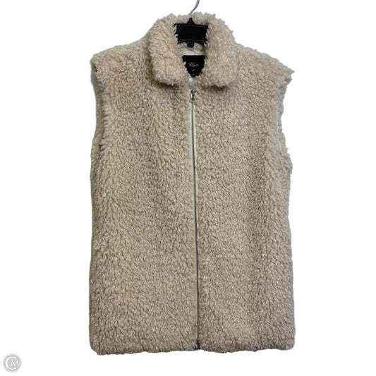 Vest Faux Fur & Sherpa By Rails In White, Size: S