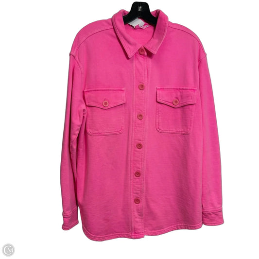 Jacket Other By Good American In Pink, Size: 12