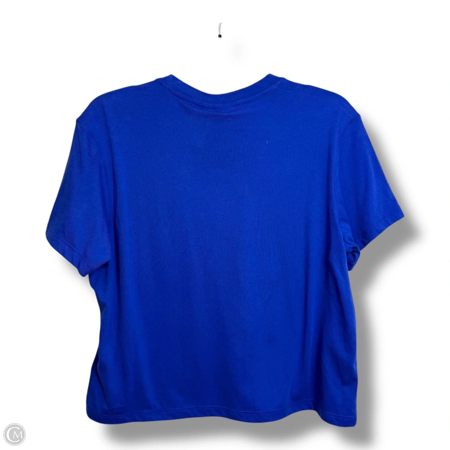 Top Short Sleeve By Adidas In Blue, Size: S