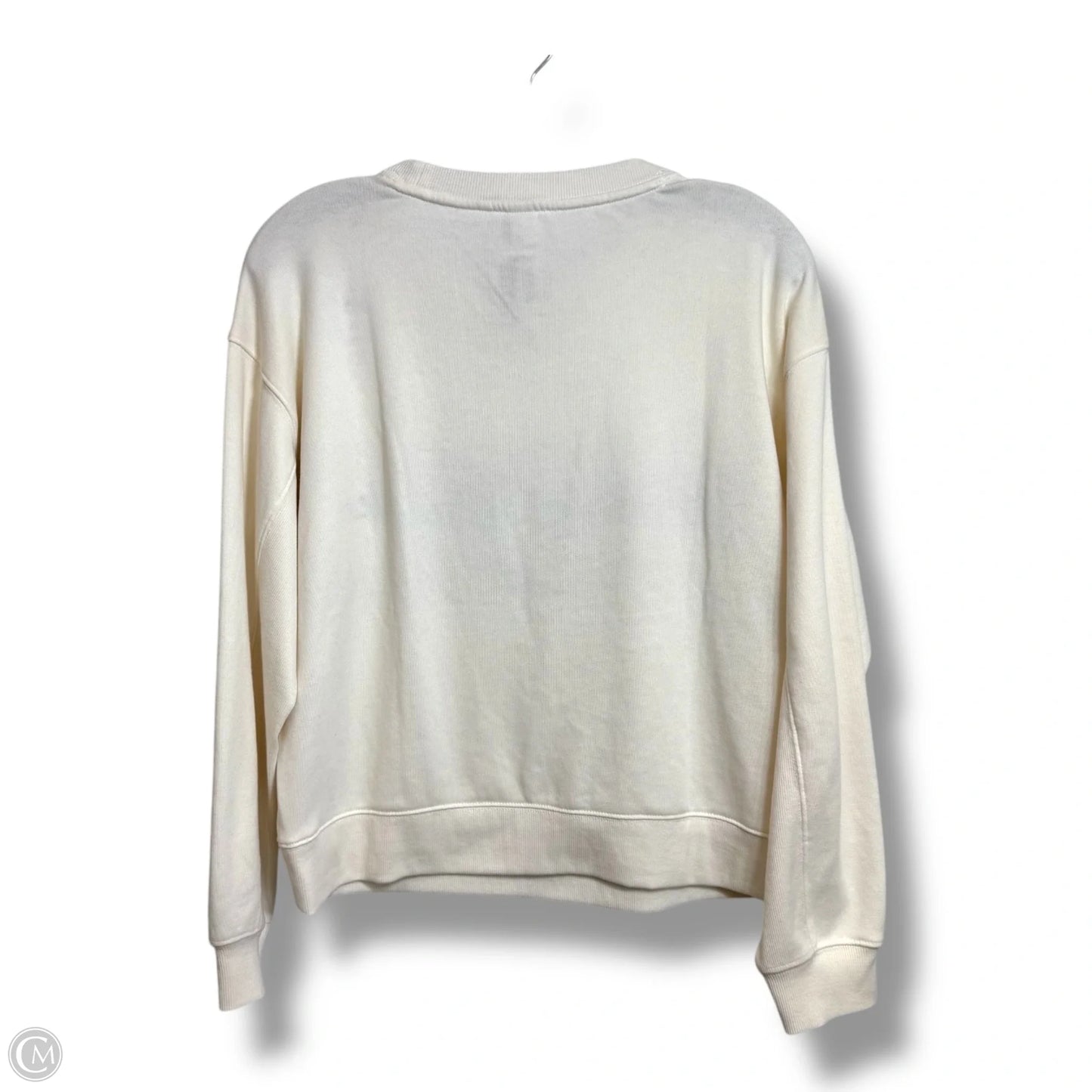 Sweatshirt Collar By Lou And Grey In White, Size: S