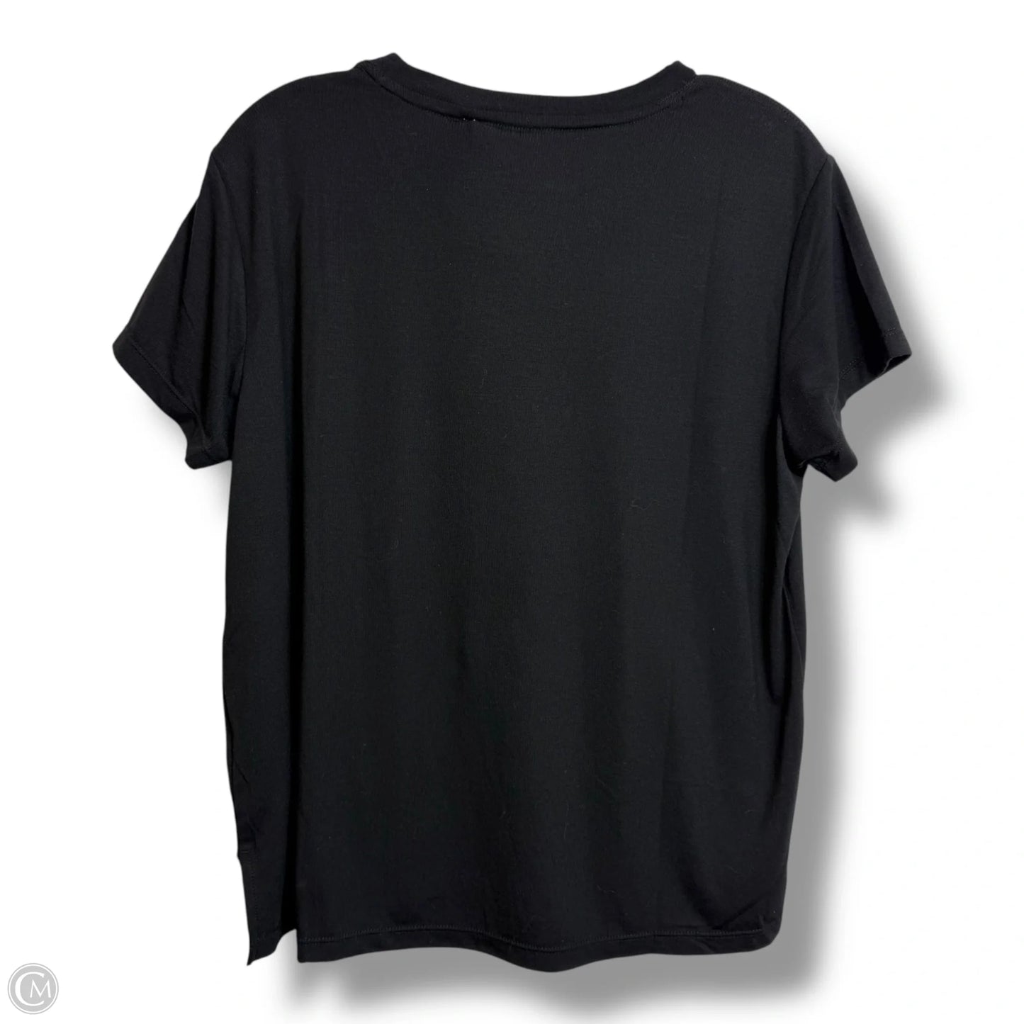 Top Short Sleeve By Reebok In Black, Size: S