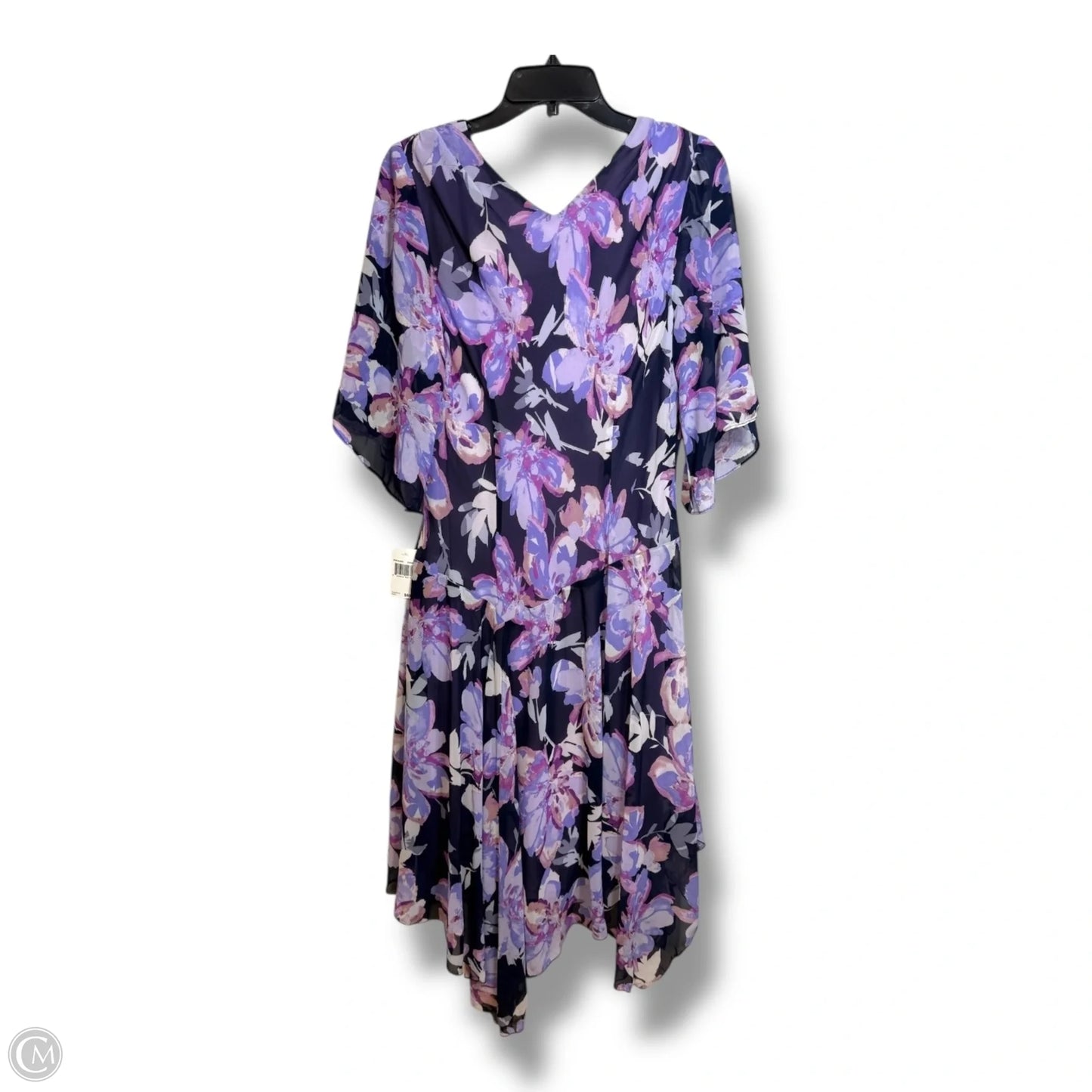Dress Casual Midi By Rabbit In Floral Print, Size: 16