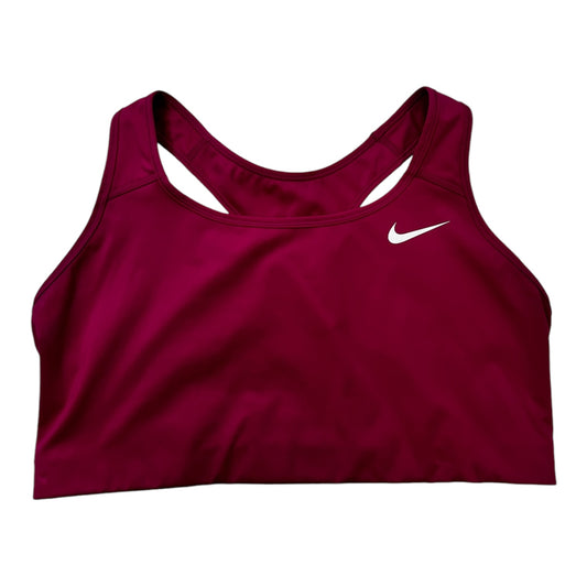 Athletic Bra By Nike Apparel In Pink, Size: 1x