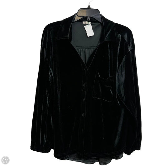 Top Long Sleeve By Jodifl In Black, Size: 1x
