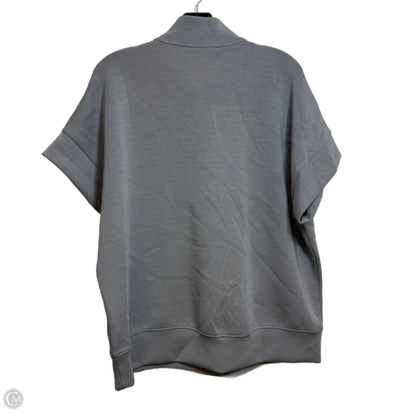 Athletic Top Short Sleeve By Rae Mode In Grey, Size: 1x