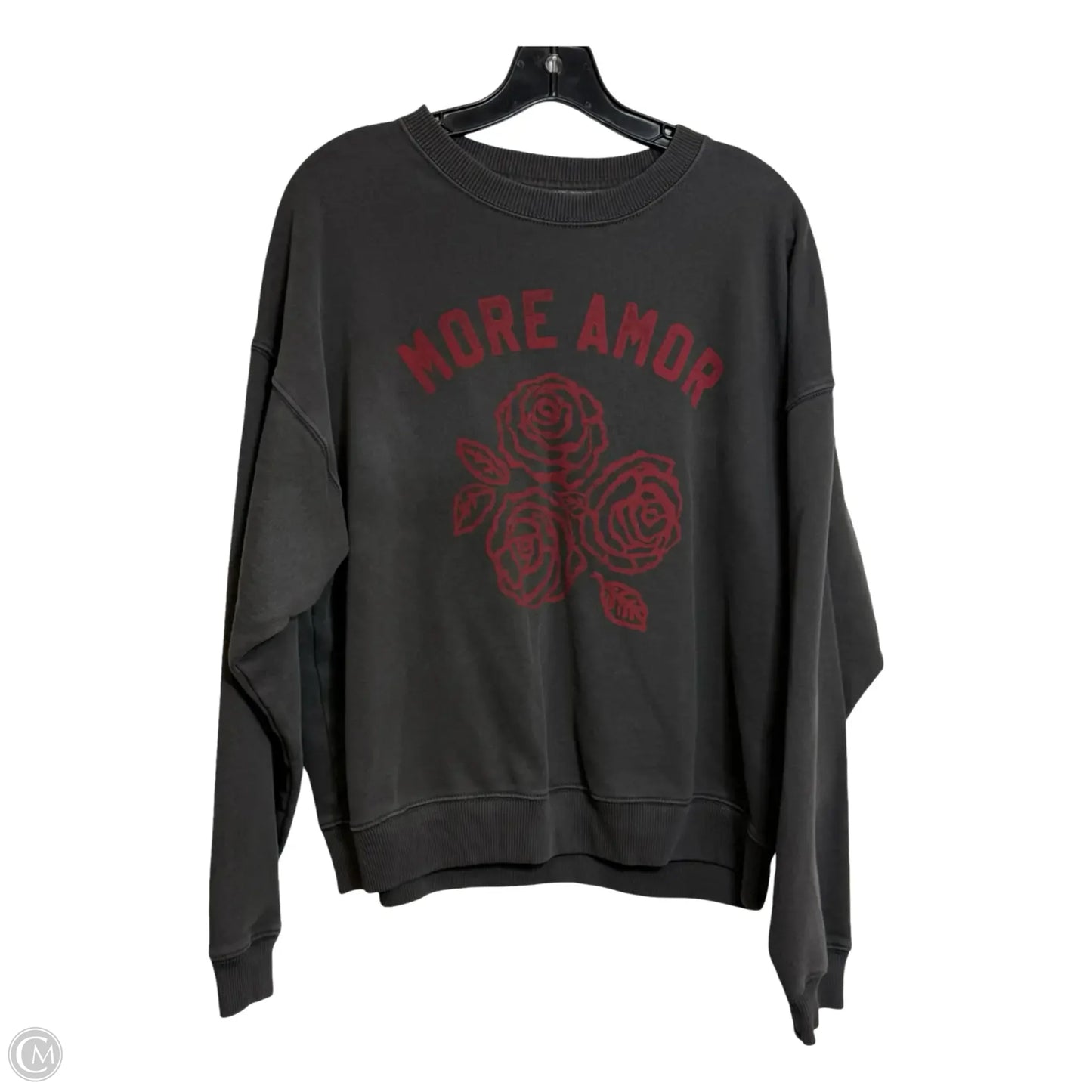 Sweatshirt Crewneck By American Eagle In Grey, Size: M