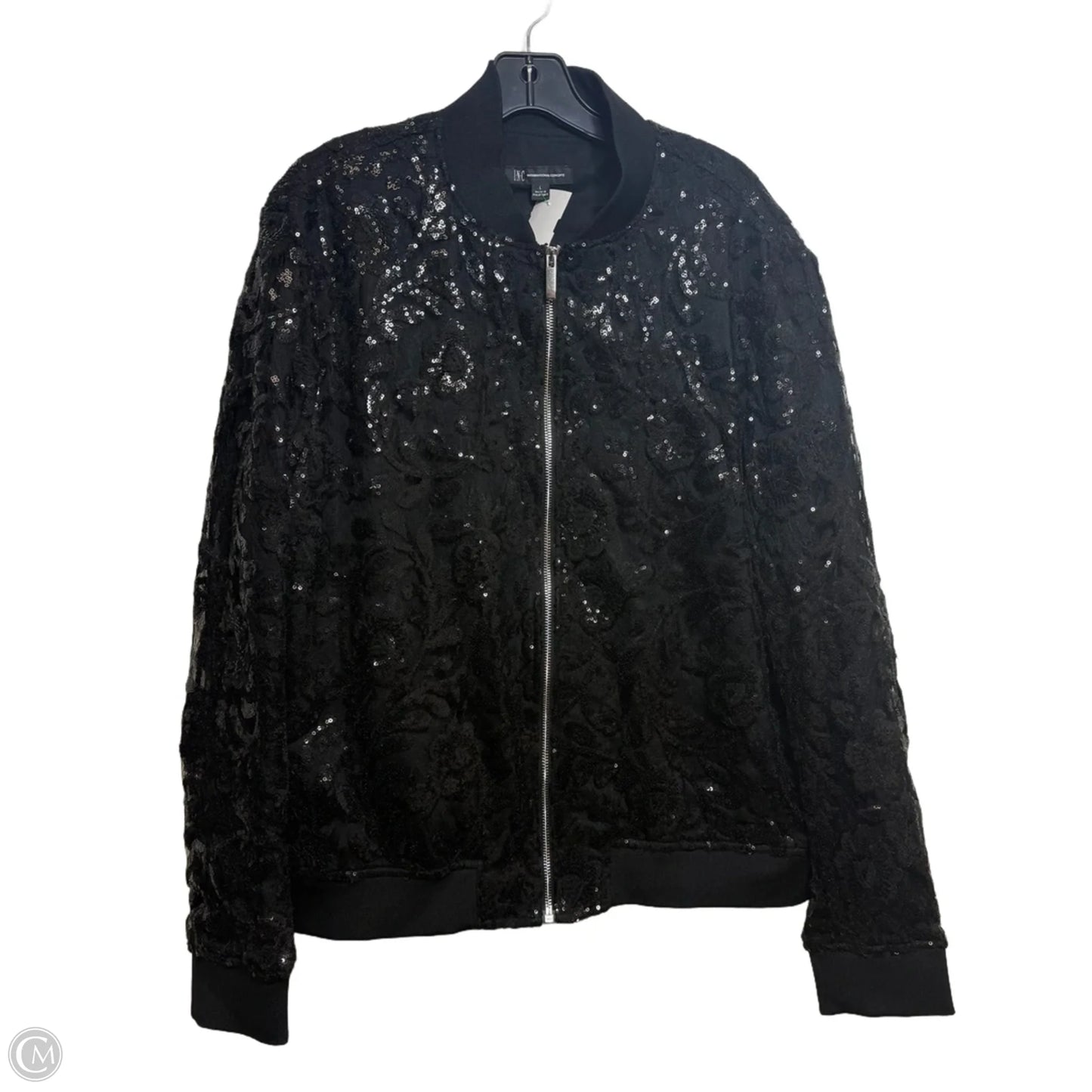 Jacket Other By Inc In Black, Size: L