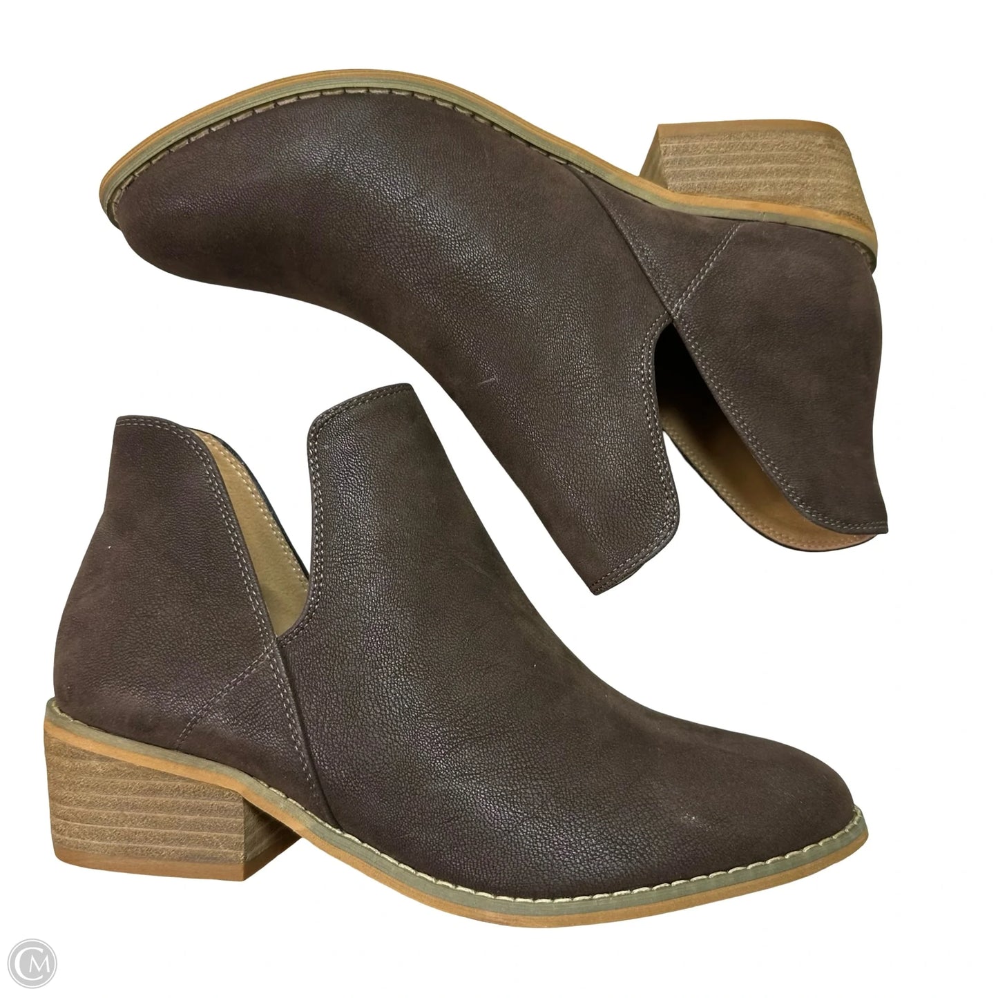 Boots Ankle Flats By Corkys In Brown, Size: 7