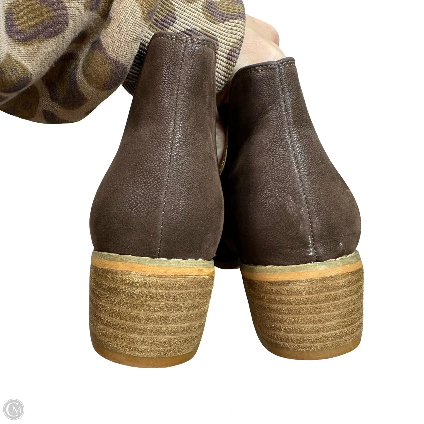 Boots Ankle Flats By Corkys In Brown, Size: 7