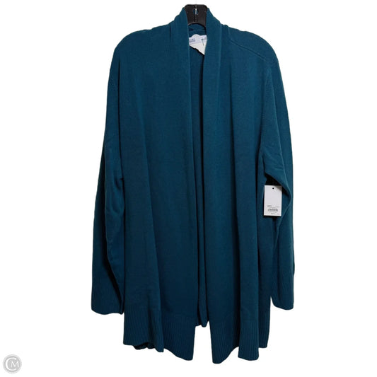 Cardigan By Croft And Barrow In Teal, Size: 2x