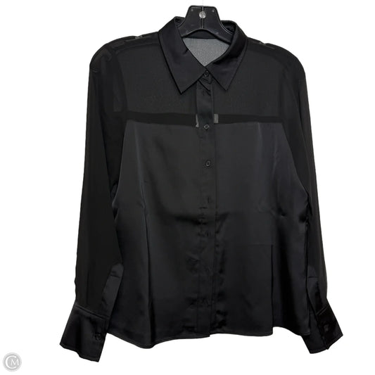 Top Long Sleeve By Cece In Black, Size: Xs