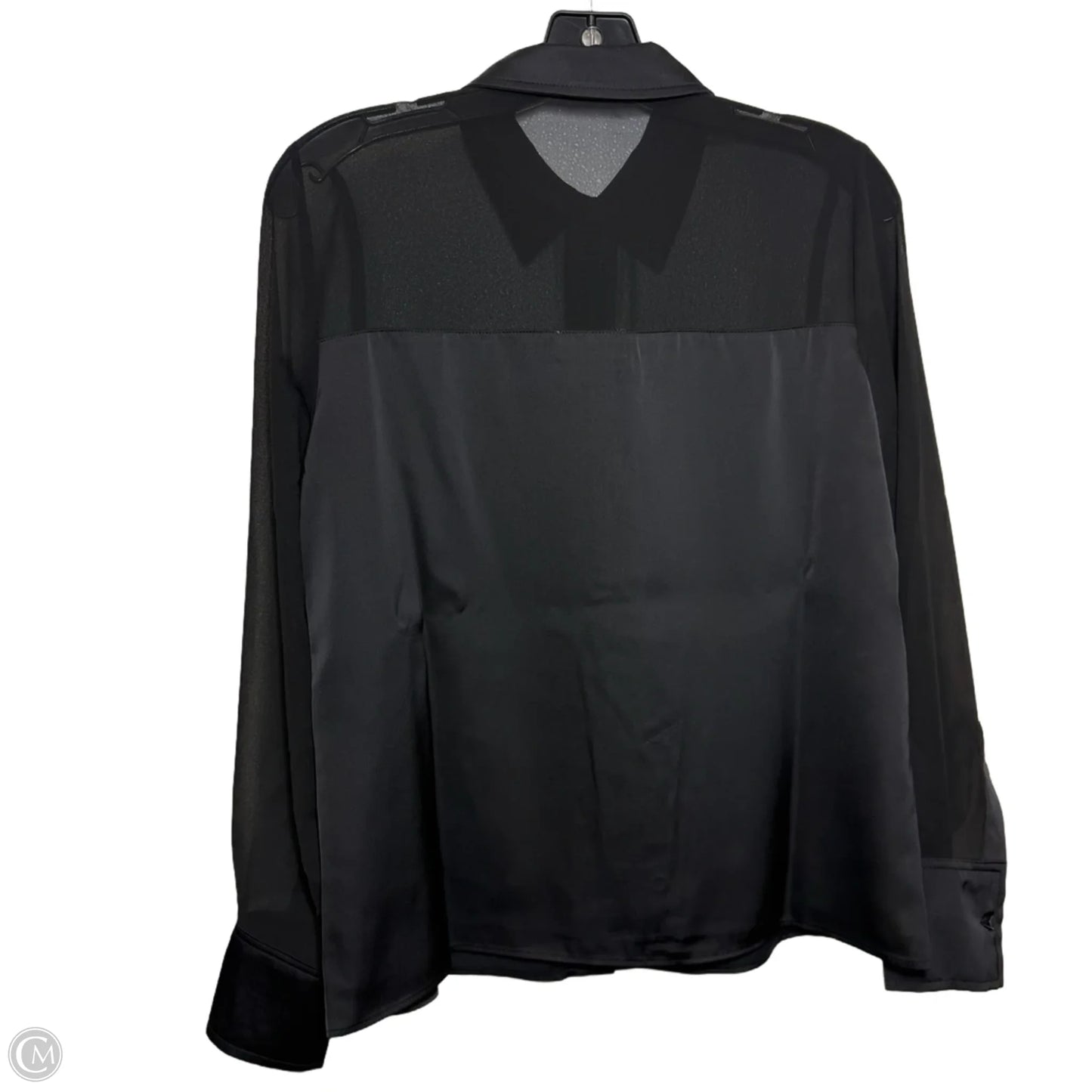 Top Long Sleeve By Cece In Black, Size: Xs