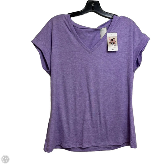 Top Short Sleeve By Clothes Mentor In Purple, Size: L