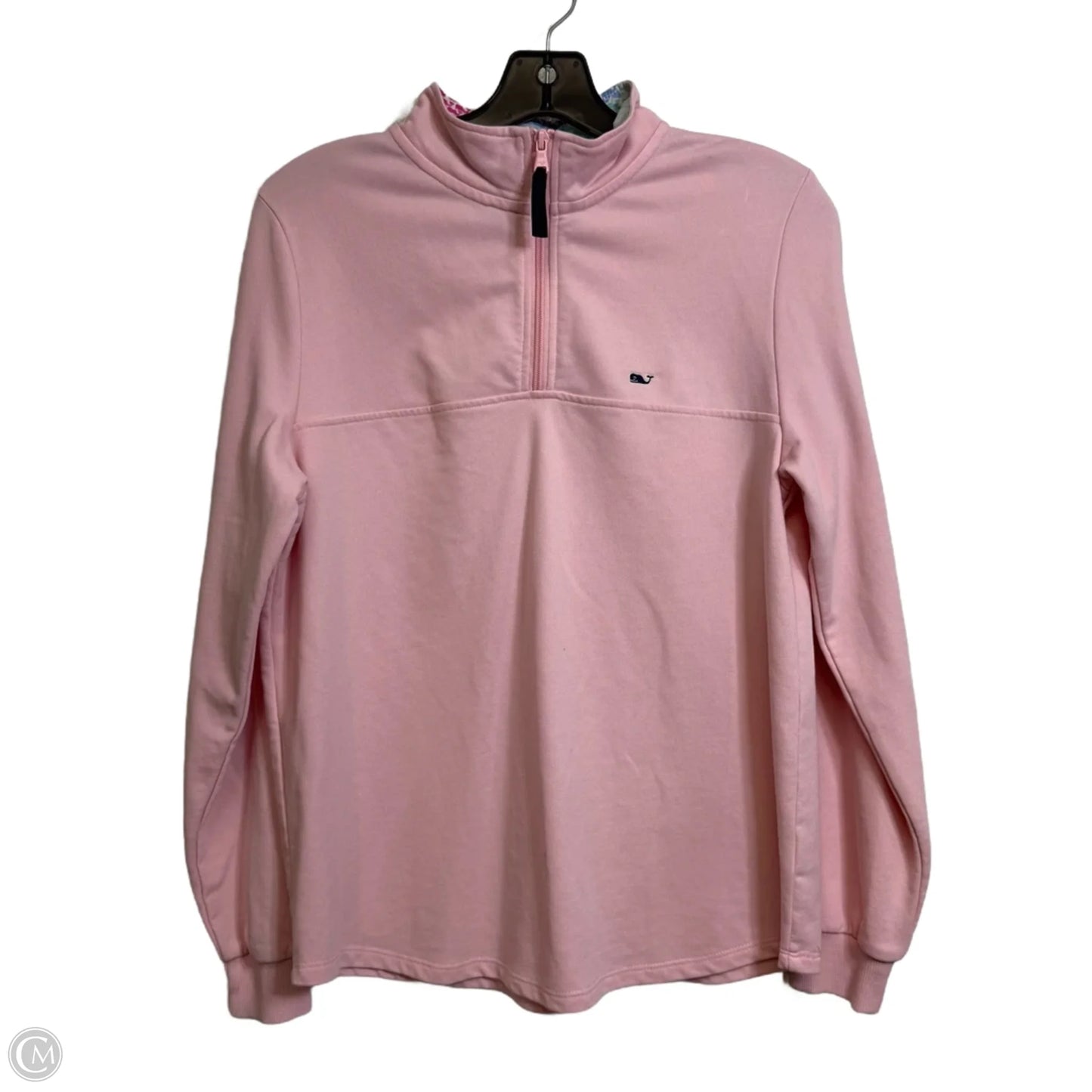 Top Long Sleeve By Vineyard Vines In Pink, Size: M