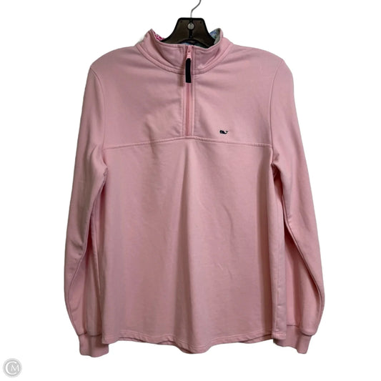 Top Long Sleeve By Vineyard Vines In Pink, Size: M