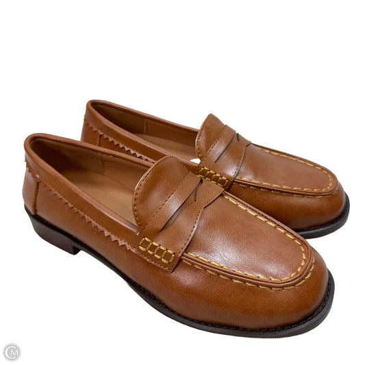 Shoes Flats By Clothes Mentor In Tan, Size: 7