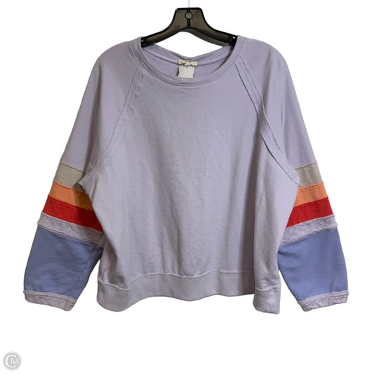 Top Long Sleeve By Easel In Purple, Size: L