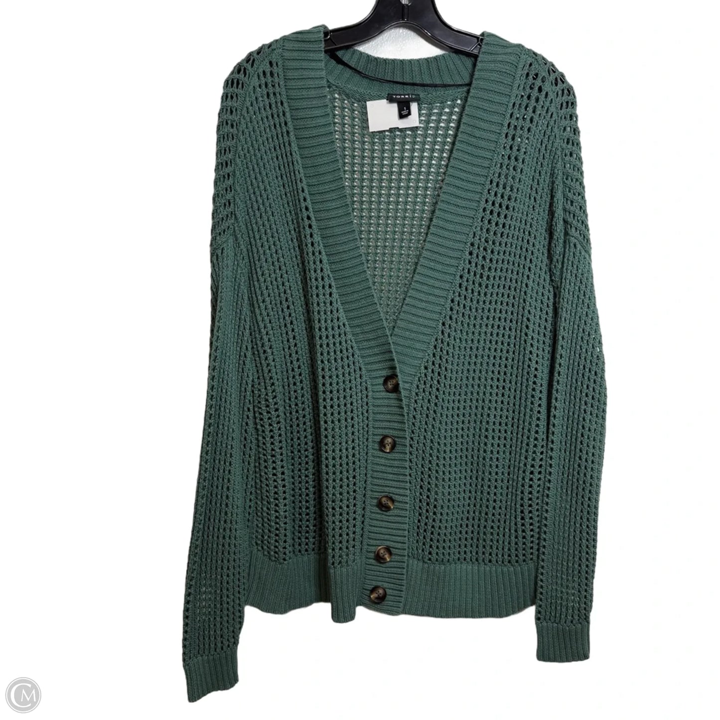 Cardigan By Torrid In Green, Size: Xl
