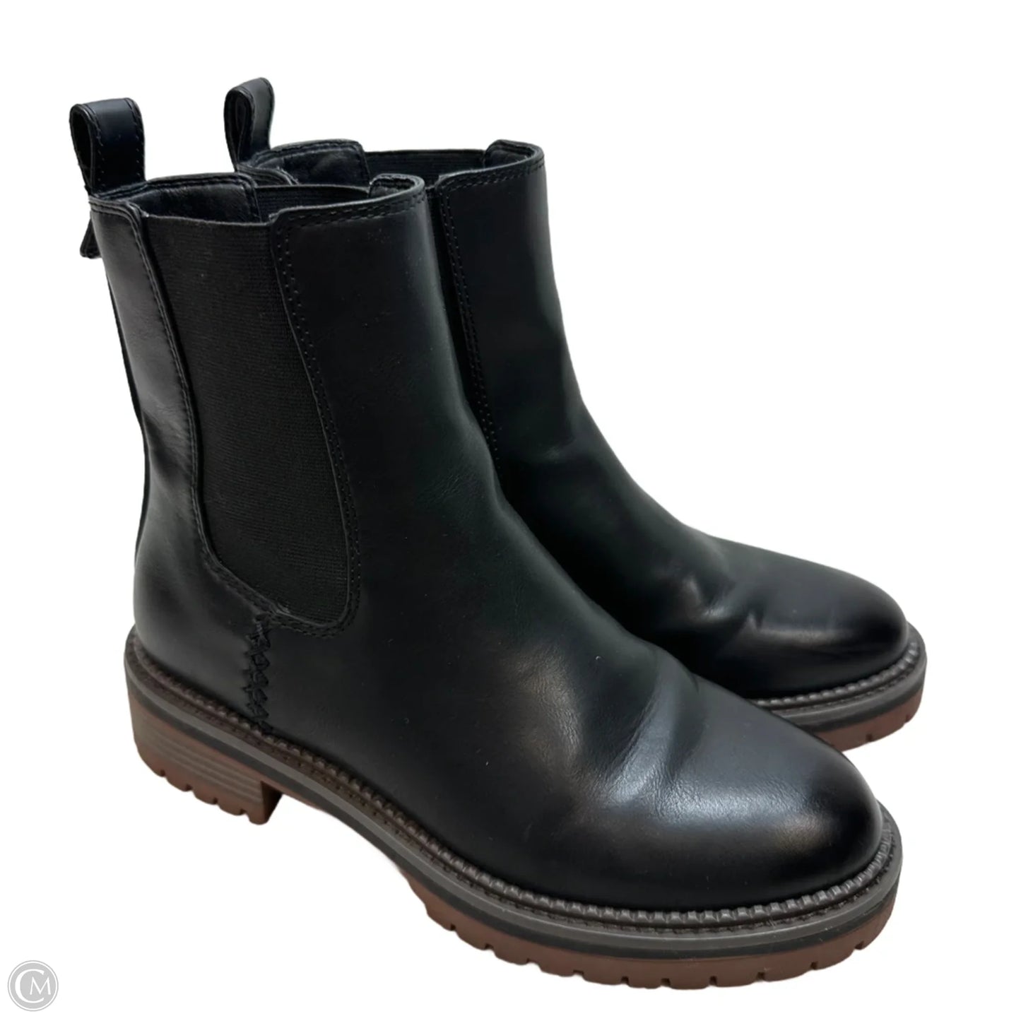 Boots Ankle Heels By Crown Vintage In Black, Size: 8.5