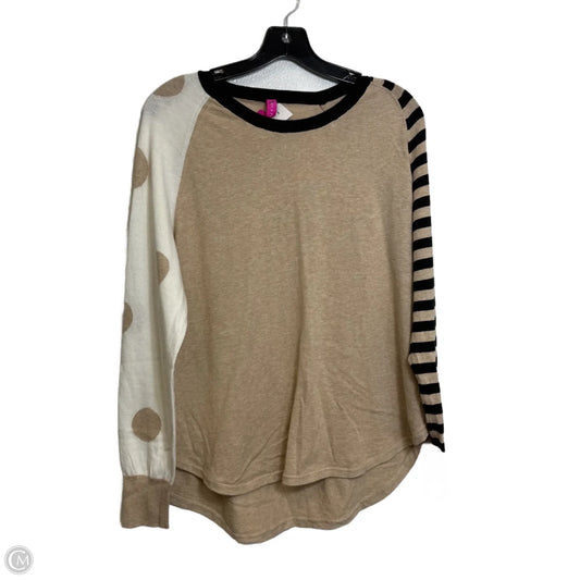 Sweater By Clothes Mentor In Tan, Size: L