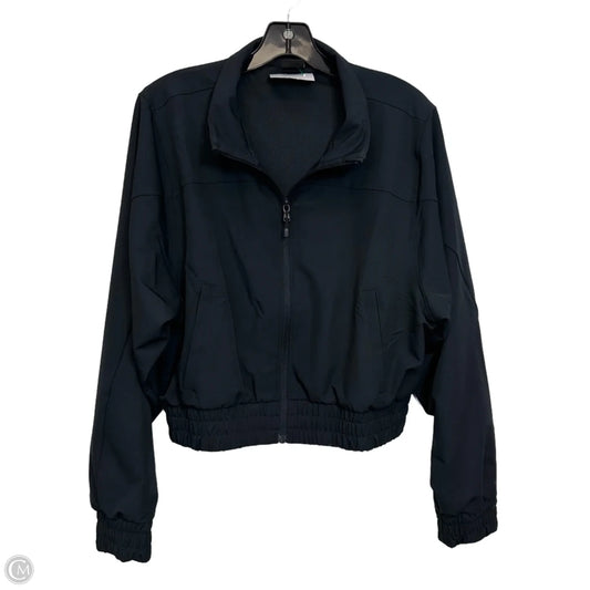 Athletic Jacket By Under Armour In Black, Size: M