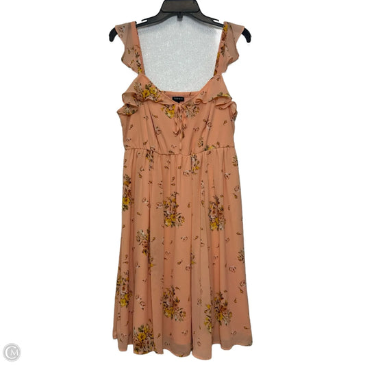 Dress Casual Short By Torrid In Peach, Size: L
