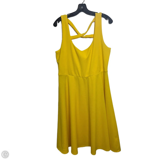 Dress Casual Midi By Torrid In Yellow, Size: 1x
