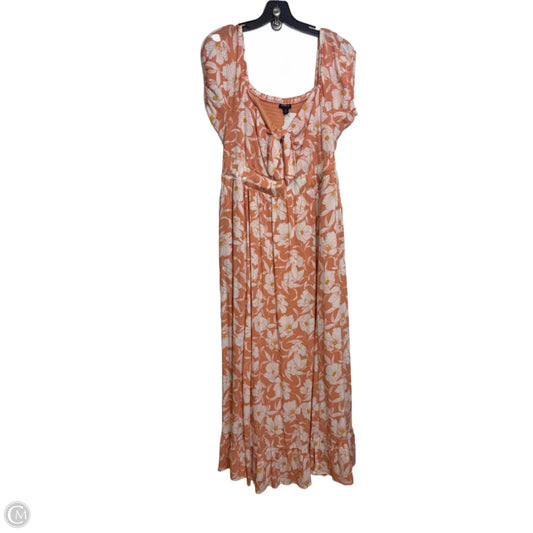 Dress Casual Maxi By Torrid In Floral Print, Size: L